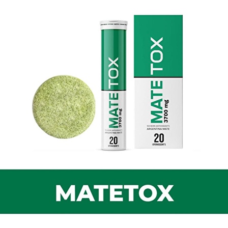 NEDOX Matetox Detoks 20 Efervesan Tablet